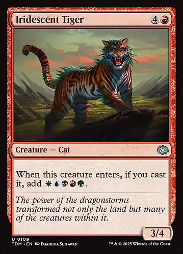 Iridescent Tiger - tdm Spoiler