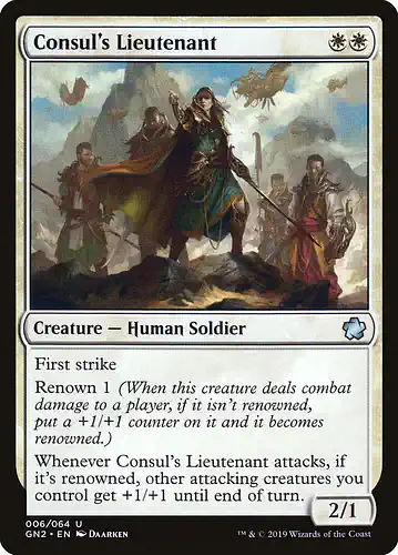 Consul's Lieutenant - gn2 Spoiler