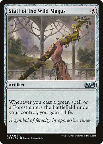 Staff of the Wild Magus - m15 Spoiler