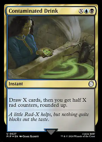 Contaminated Drink - pip Spoiler