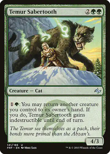 Temur Sabertooth - frf Spoiler
