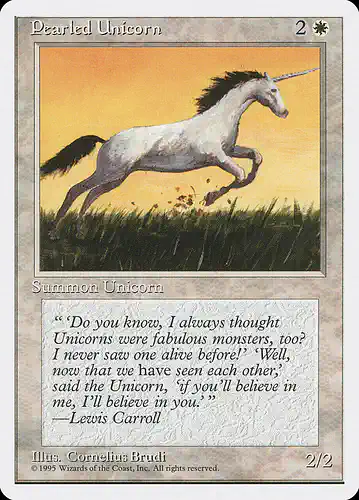 Pearled Unicorn - 4ed Spoiler