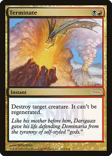 Terminate - f06 Spoiler