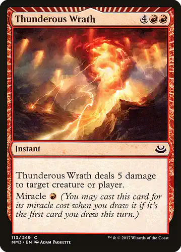Thunderous Wrath - mm3 Spoiler