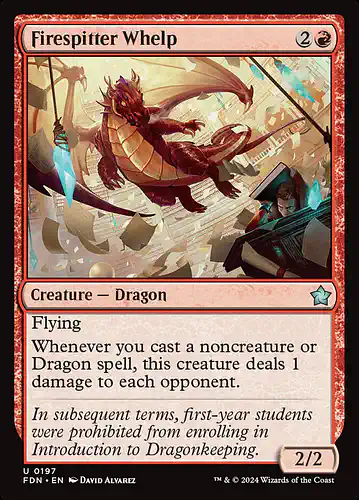Firespitter Whelp - fdn Spoiler