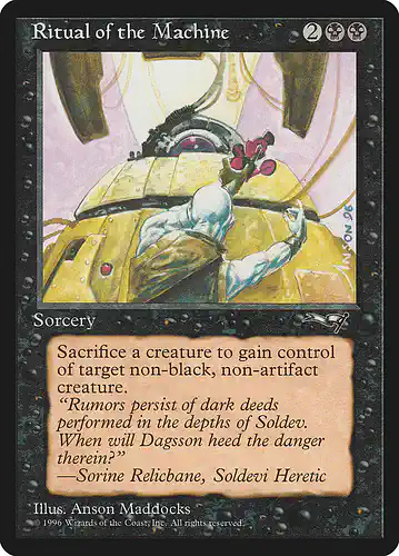 Ritual of the Machine - all Spoiler