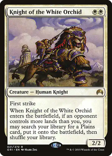 Knight of the White Orchid - ori Spoiler