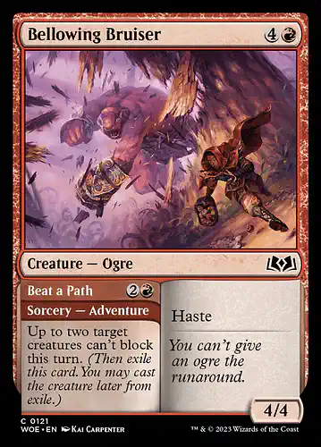 Bellowing Bruiser - woe Spoiler