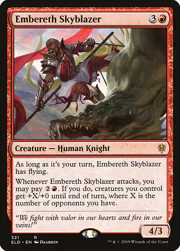 Embereth Skyblazer - eld Spoiler