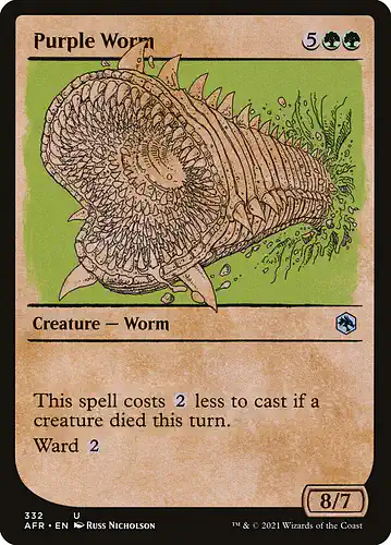Purple Worm - afr Spoiler