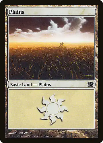 Plains - 9ed Spoiler