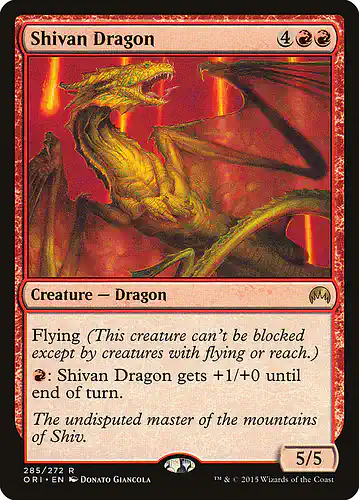 Shivan Dragon - ori Spoiler