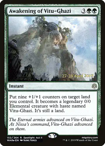 Awakening of Vitu-Ghazi - war Spoiler