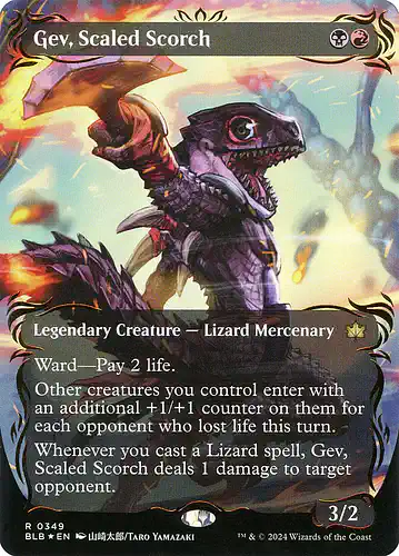 Gev, Scaled Scorch - blb Spoiler