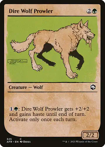 Dire Wolf Prowler - afr Spoiler