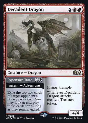 Decadent Dragon - woe Spoiler