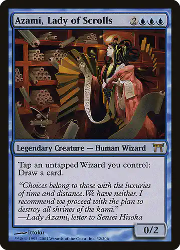 Azami, Lady of Scrolls - chk Spoiler