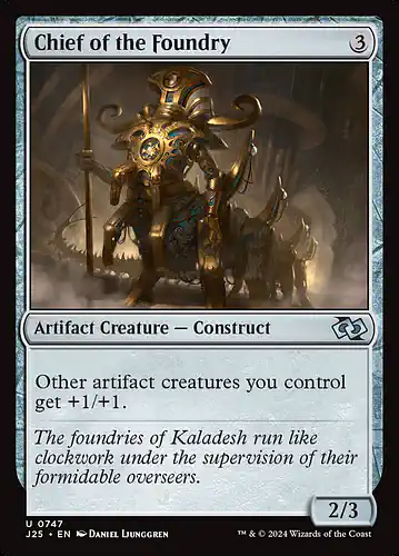 Chief of the Foundry - j25 Spoiler
