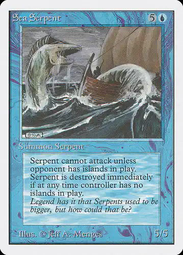 Sea Serpent - 2ed Spoiler