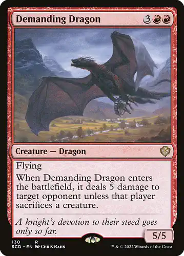 Demanding Dragon - scd Spoiler