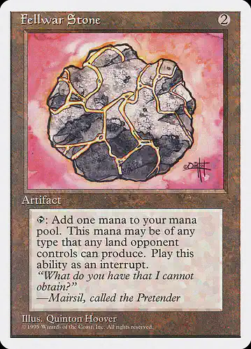Fellwar Stone - 4ed Spoiler