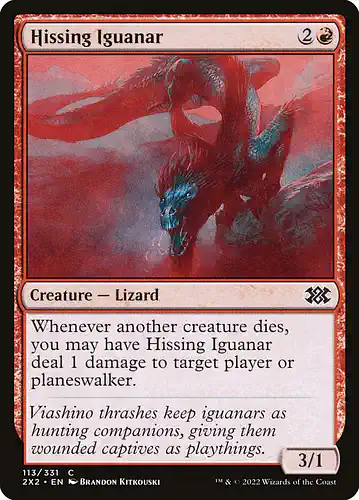 Hissing Iguanar - 2x2 Spoiler