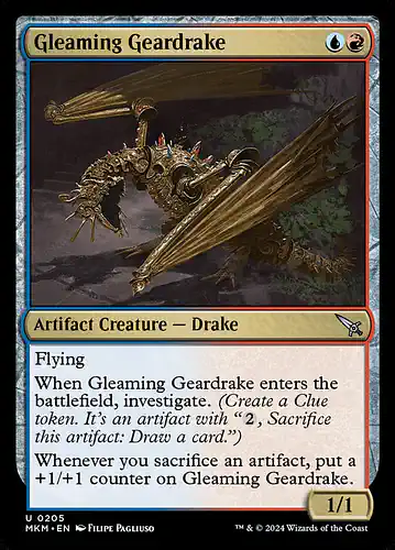 Gleaming Geardrake - mkm Spoiler
