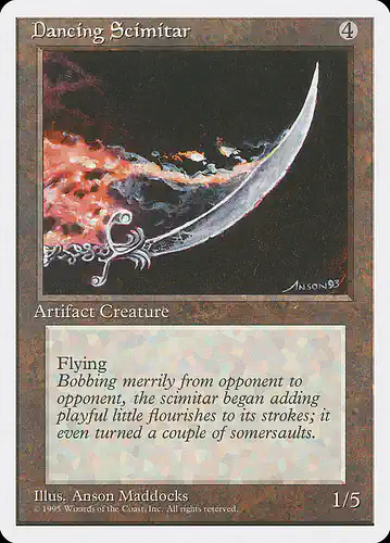 Dancing Scimitar - 4ed Spoiler