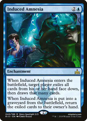 Induced Amnesia - rix Spoiler