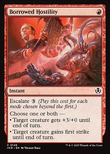 Borrowed Hostility - inr Spoiler