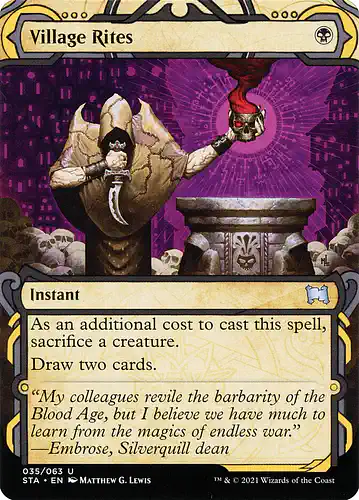 Village Rites - sta Spoiler