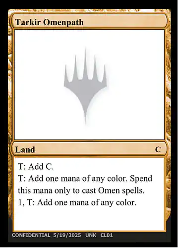 Tarkir Omenpath - unk Spoiler
