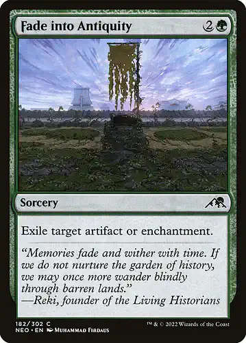Fade into Antiquity - neo Spoiler
