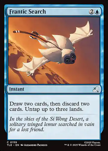 Frantic Search - tle Spoiler