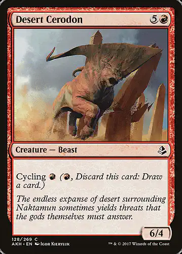 Desert Cerodon - akh Spoiler