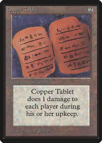 Copper Tablet - leb Spoiler
