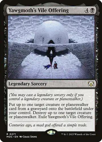 Yawgmoth's Vile Offering - moc Spoiler