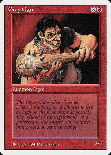 Gray Ogre - sum Spoiler