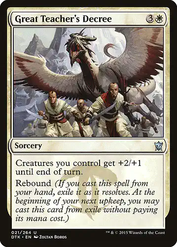 Great Teacher's Decree - dtk Spoiler