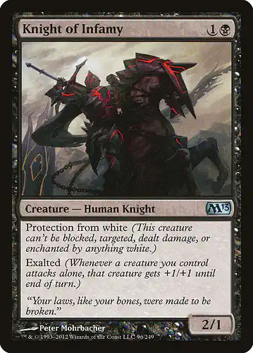 Knight of Infamy - m13 Spoiler