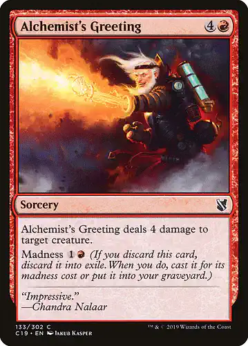 Alchemist's Greeting - c19 Spoiler