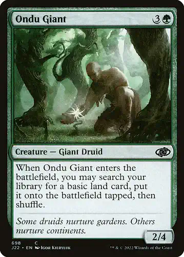 Ondu Giant - j22 Spoiler