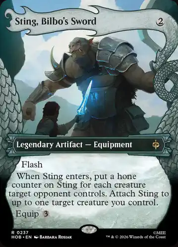 Sting, Bilbo's Sword - hob Spoiler