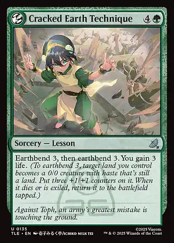 Cracked Earth Technique - tle Spoiler