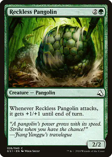 Reckless Pangolin - gs1 Spoiler