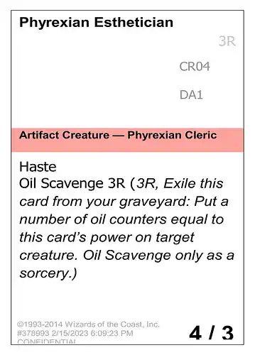 Phyrexian Esthetician - unk Spoiler