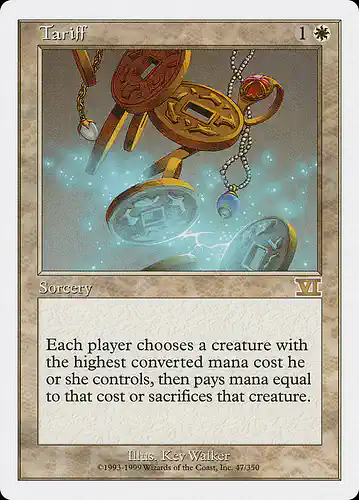 Tariff - 6ed Spoiler