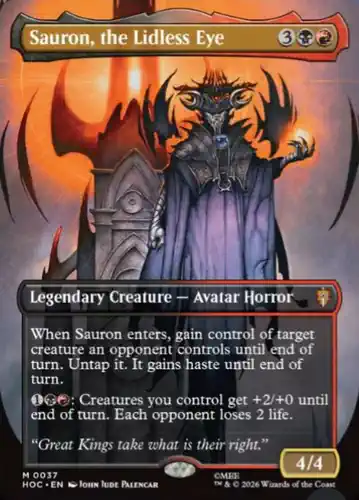 Sauron, the Lidless Eye - hoc Spoiler