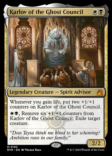 Karlov of the Ghost Council - rvr Spoiler