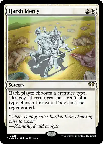 Harsh Mercy - cmm Spoiler
